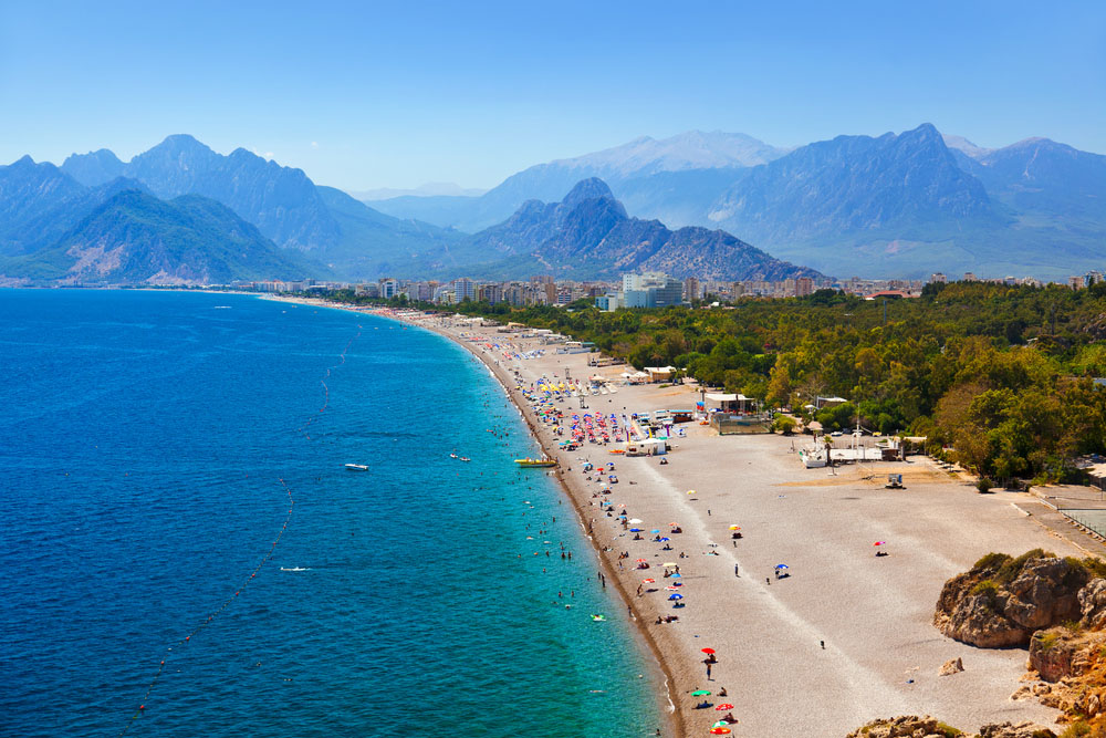 Plaja in Antalya